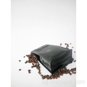 Черна матова кутия за кафе
